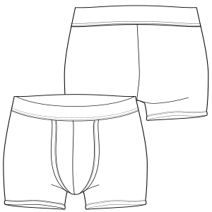 Fashion sewing patterns for MEN Underwear Underwear 7241